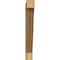Ekena Millwork Traditional Block Rough Sawn Bracket, Western Red Cedar, 4"W x 28"D x 32"H BKT04X28X32TRA05RWR - alternate 4